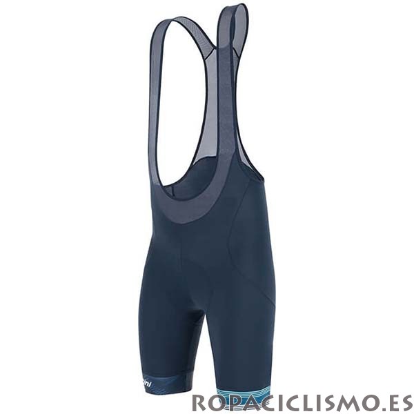 2020 Maillot Subaru Lider Tirantes Mangas Cortas Blanco Azul